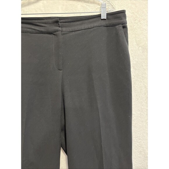 St John Caviar Black Trouser Career Wear Formal Pants Slacks Women's Size 12 - Picture 3 of 14